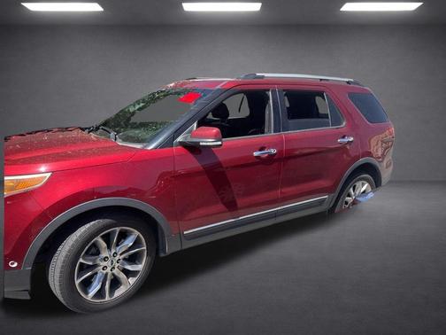 Red 2013 Ford Explorer Limited