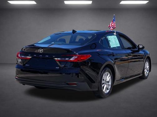 Midnight Black Metallic 2025 Toyota Camry LE