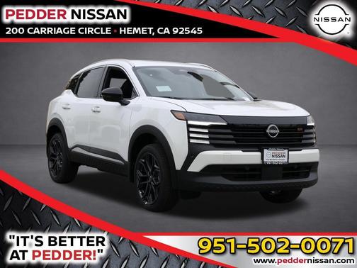 Aspen White Tri 2026 Nissan Kicks SR