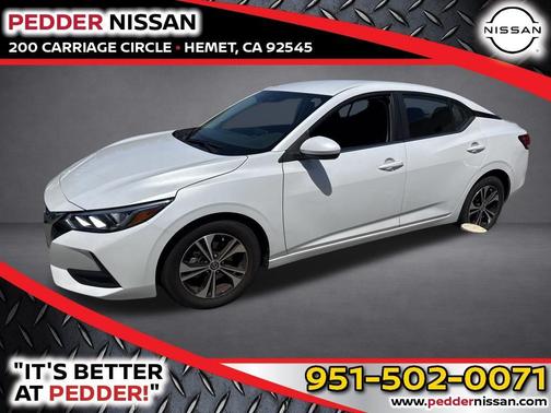 Aspen White 2023 Nissan Sentra SV