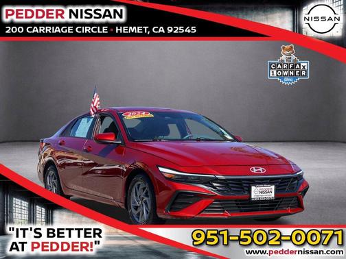 Red 2024 Hyundai ELANTRA SEL