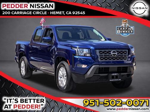 Deep Blue Pearl 2022 Nissan Frontier SV