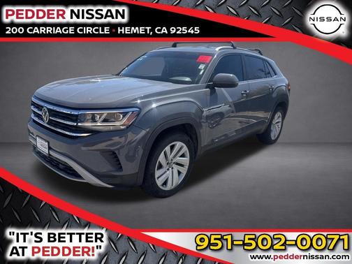 Pure Gray 2020 Volkswagen Atlas Cross Sport 3.6L V6 SE w/Technology