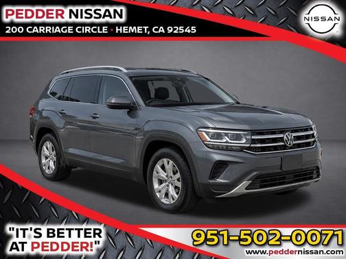 Pure Gray 2020 Volkswagen Atlas Cross Sport 3.6L V6 SE w/Technology