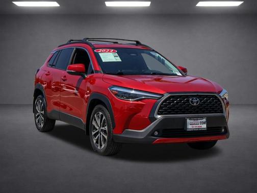 Barcelona Red Metallic 2024 Toyota Corolla Cross XLE