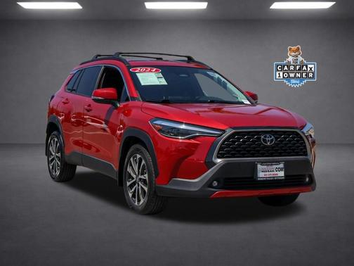 Barcelona Red Metallic 2024 Toyota Corolla Cross XLE