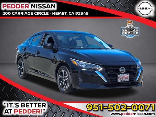 Black 2024 Nissan Sentra SV