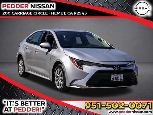 Classic Silver Metallic 2023 Toyota Corolla LE