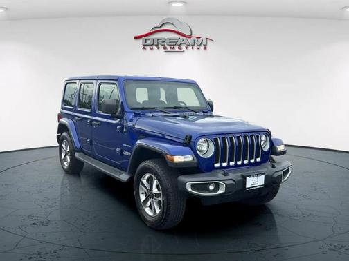 Ocean Blue Metallic 2020 Jeep Wrangler Unlimited Sahara