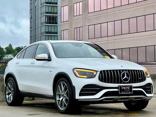 Polar White 2023 Mercedes-Benz AMG GLC 43 4MATIC Coupe
