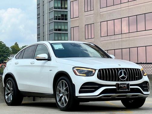 Polar White 2023 Mercedes-Benz AMG GLC 43 4MATIC Coupe