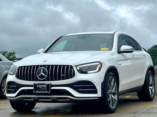 Polar White 2023 Mercedes-Benz AMG GLC 43 4MATIC Coupe