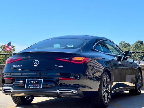 Black 2026 Mercedes-Benz CLE 300 4MATIC Coupe