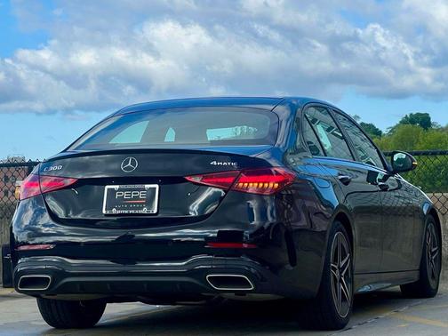 Black 2023 Mercedes-Benz C-Class C 300 4MATIC