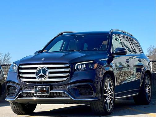 Twilight Blue Metallic 2024 Mercedes-Benz GLS 580 4MATIC