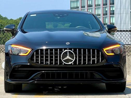 Obsidian Black Metallic 2023 Mercedes-Benz AMG GT 53 4-Door