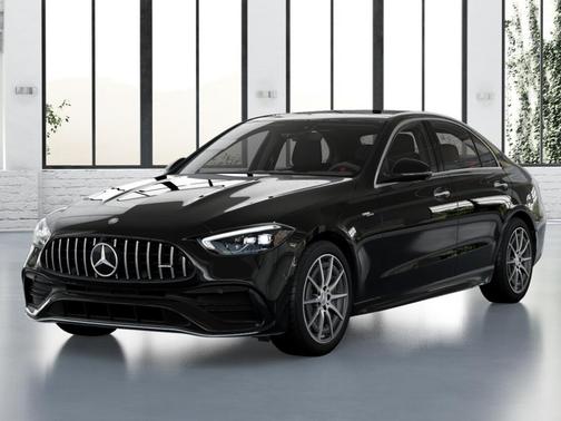 Black 2026 Mercedes-Benz AMG C 43 4MATIC