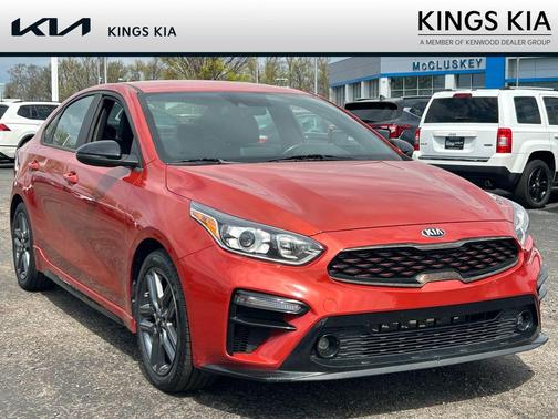 Fire Orange 2021 Kia Forte GT-Line
