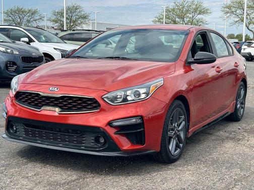 Fire Orange 2021 Kia Forte GT-Line