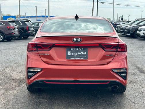 Fire Orange 2021 Kia Forte GT-Line