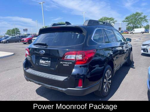 Crystal Black Silica 2016 Subaru Outback 3.6R Limited