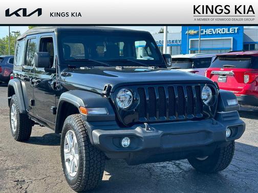 Black Clearcoat 2023 Jeep Wrangler Sport S