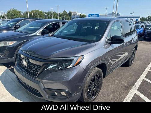 Modern Steel Metallic 2021 Honda Passport AWD Sport