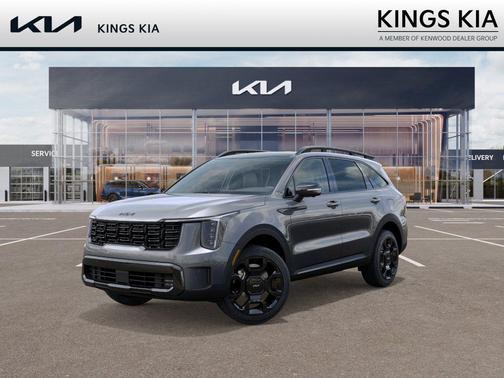Steel Gray 2026 Kia Sorento Hybrid SX Prestige