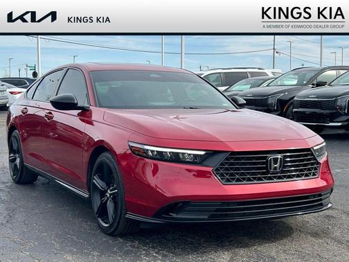 Radiant Red Metallic 2024 Honda Accord Hybrid Sport-L