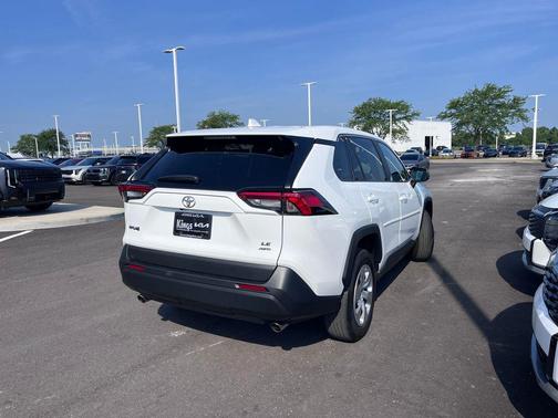 White 2022 Toyota RAV4 LE