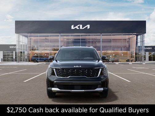 Black 2026 Kia Sorento Hybrid EX