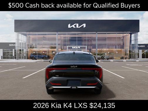 Aurora Black Pearl 2026 Kia K4 LXS