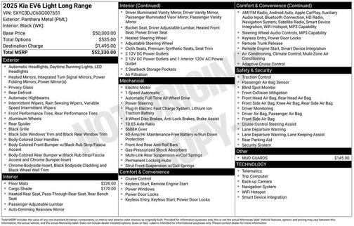 2025 Kia EV6 Light Long Range