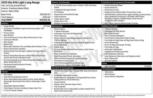 2025 Kia EV6 Light Long Range