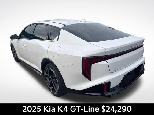 Snow White Pearl 2025 Kia K4 GT-Line