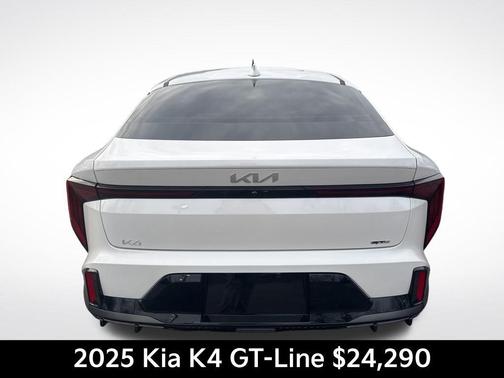 Snow White Pearl 2025 Kia K4 GT-Line