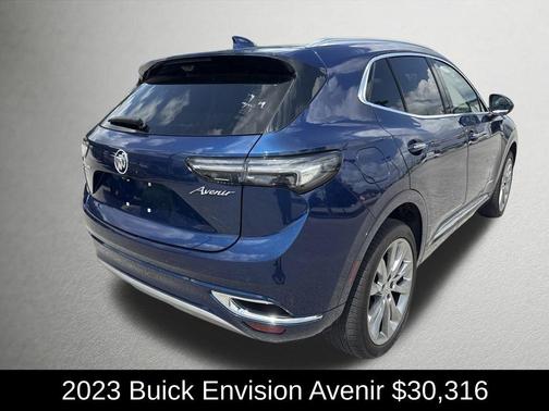 Sapphire Metallic 2023 Buick Envision Avenir