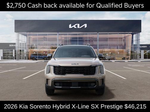 Sand 2026 Kia Sorento Hybrid X-LINE SX PRESTIGE