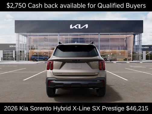 Sand 2026 Kia Sorento Hybrid X-LINE SX PRESTIGE