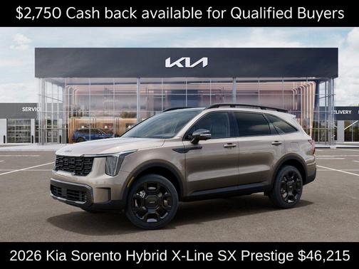 Sand 2026 Kia Sorento Hybrid X-LINE SX PRESTIGE