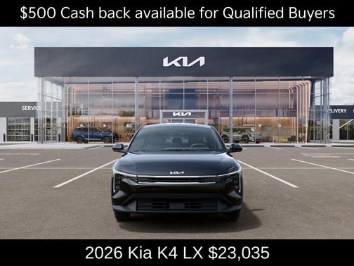 Aurora Black Pearl 2026 Kia K4 LX