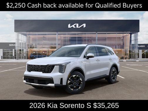 Glacial White Pearl 2026 Kia Sorento S
