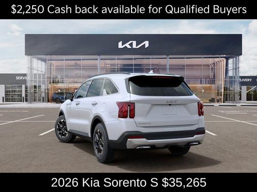 Glacial White Pearl 2026 Kia Sorento S