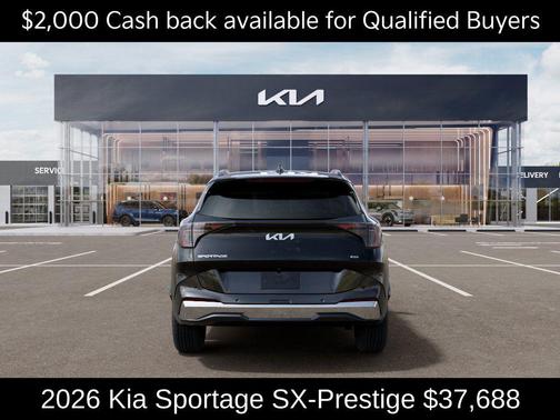 Ebony Black 2026 Kia Sportage SX-Prestige