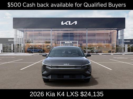 Gray 2026 Kia K4 LXS