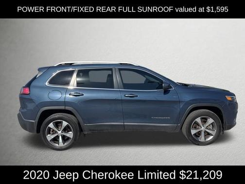 Slate Blue Pearlcoat 2020 Jeep Cherokee Limited