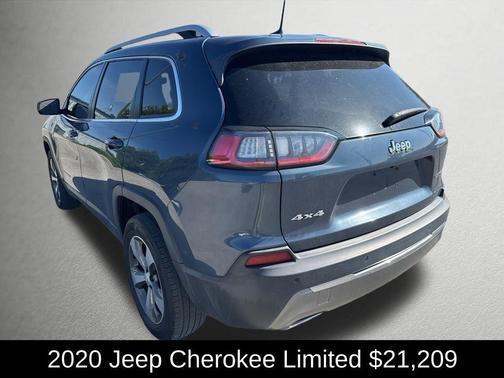Slate Blue Pearlcoat 2020 Jeep Cherokee Limited