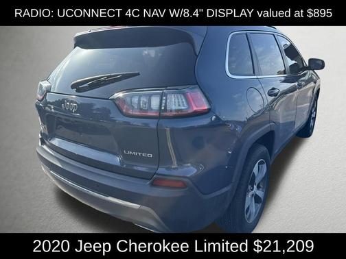 Slate Blue Pearlcoat 2020 Jeep Cherokee Limited