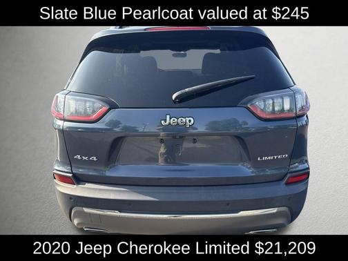 Slate Blue Pearlcoat 2020 Jeep Cherokee Limited