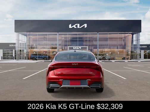 Runway Red 2026 Kia K5 GT-Line